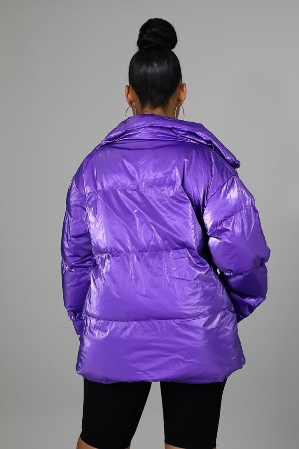 Purple Bomber Jacket