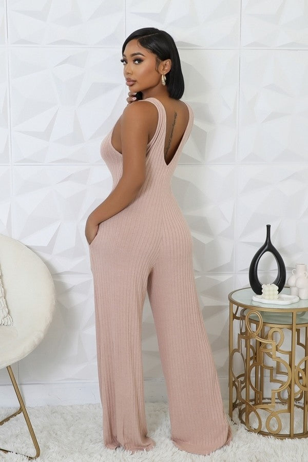 Knit Rib Sleeveless Jumper w/top