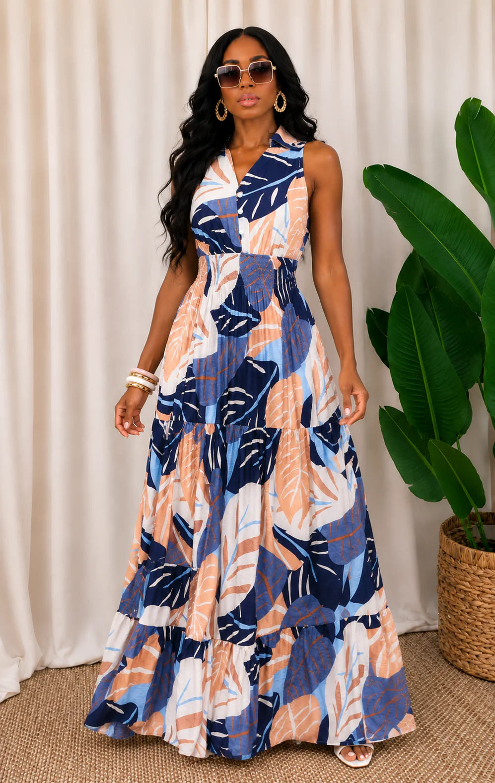 Olive Palm Maxi