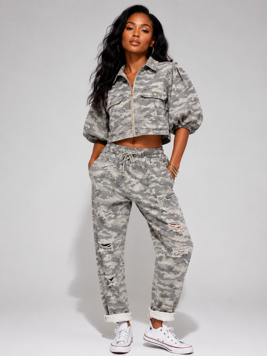 Pre-Wash Camo Distressed Set