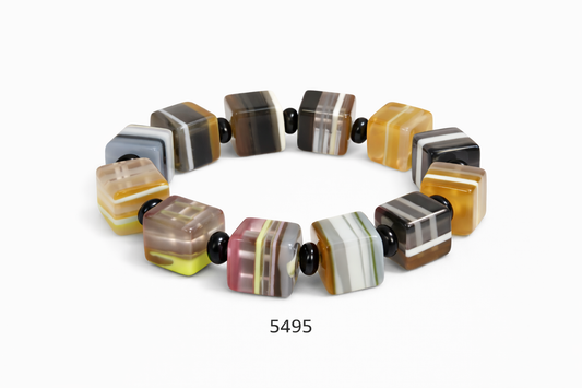 Multi Lucite Stretch Bracelet